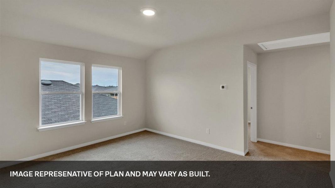 Spacious, unfurnished interior of a new home in Prairie Lakes, Buda (Image 23).