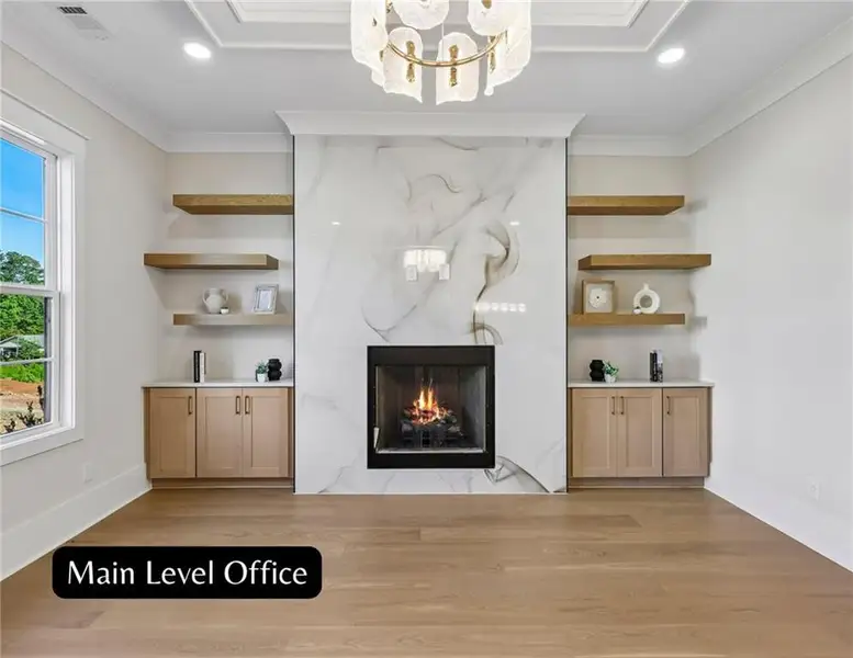 Furnished interior view inside a new home in , Buford (Image 13).