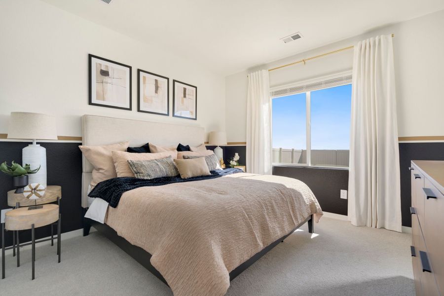 Representative furnished interior of a home built from the Camden by Baessler Homes in Sage Meadows, Wellington (Image 10). Representative furnished interior of a home built from the Camden by Baessler Homes in Sage Meadows, Wellington (Image 10).