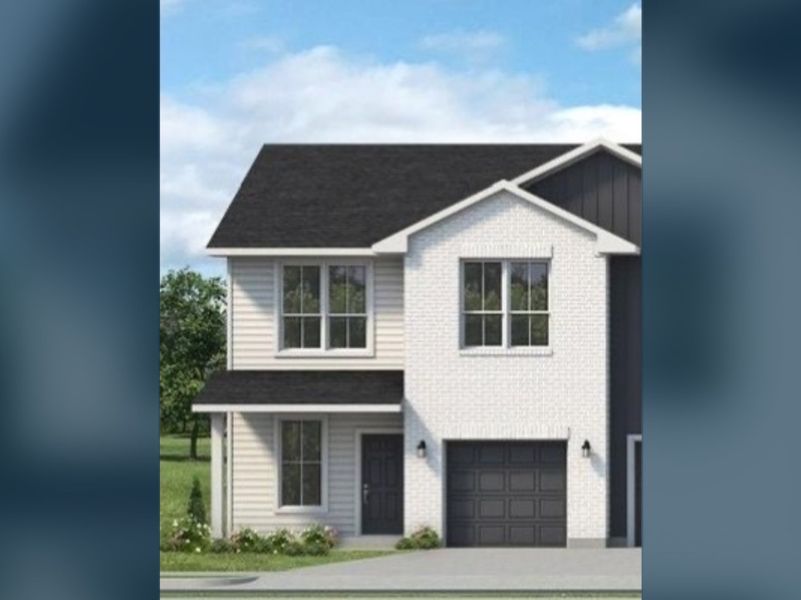 Representative exterior photo of a completed home built from the The 1340 by Stylecraft Builders in Townhomes at Yaupon Trails, Bryan, TX (Image 2). Representative exterior photo of a completed home built from the The 1340 by Stylecraft Builders in Townhomes at Yaupon Trails, Bryan, TX (Image 2).