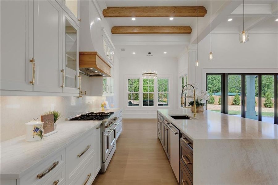 Furnished interior view inside a new home in , Monroe (Image 90).