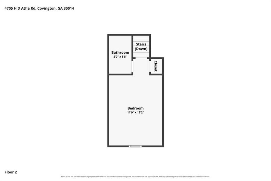 2D floor plan layout of this home in , Covington, GA (Image 6).