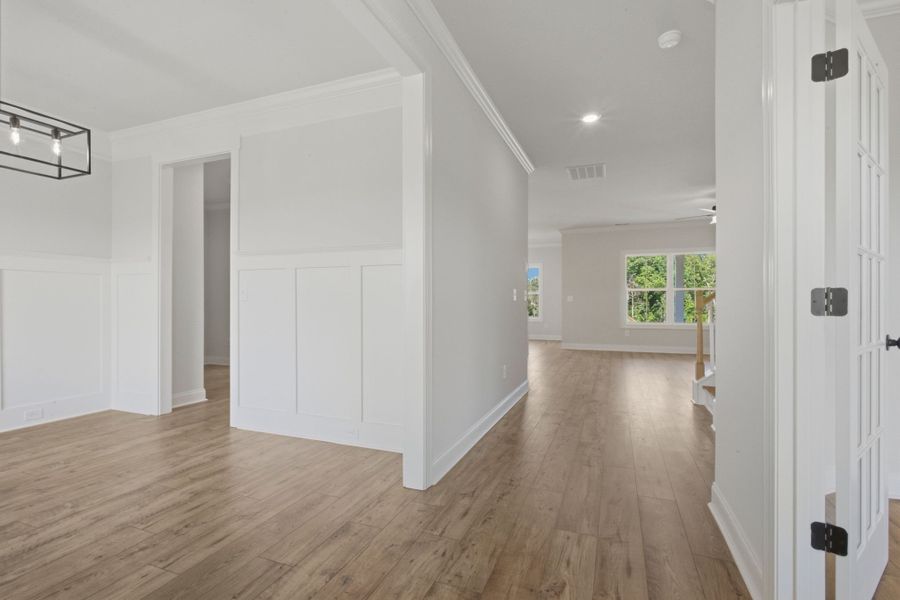 Spacious, unfurnished interior of a new home in Cherokee Knoll, Williamston (Image 33).