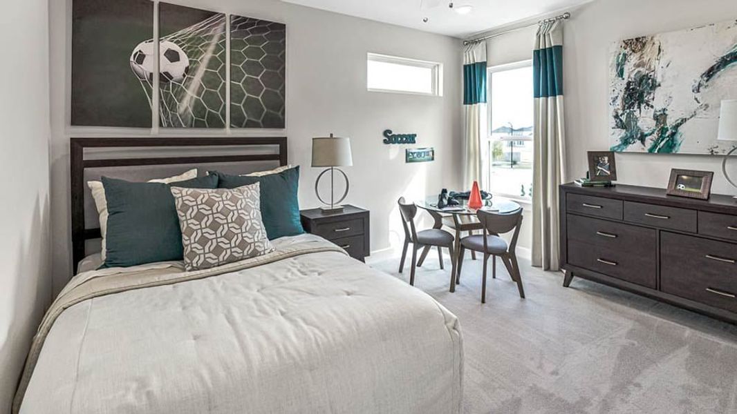 Representative furnished interior of a home built from the Regatta by Taylor Morrison in Avalon at Friendswood, Friendswood (Image 29).