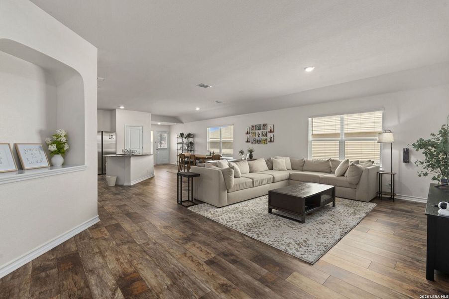 Furnished interior view inside a new home in The Canyons at Amhurst, San Antonio (Image 12).