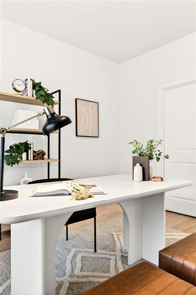 Furnished interior view inside a new home in River Rock, Ball Ground (Image 19).