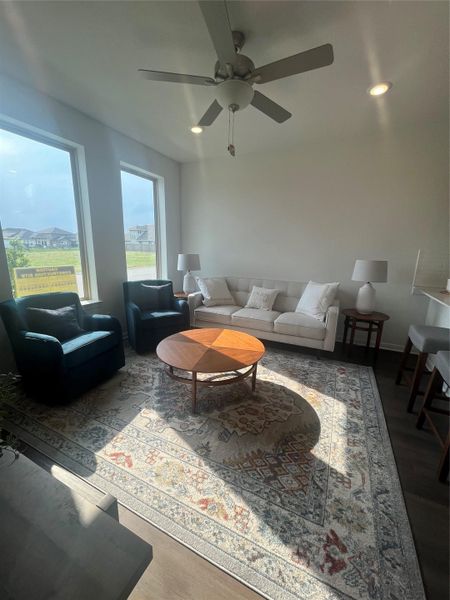 Furnished interior view inside a new home in , San Marcos (Image 4).