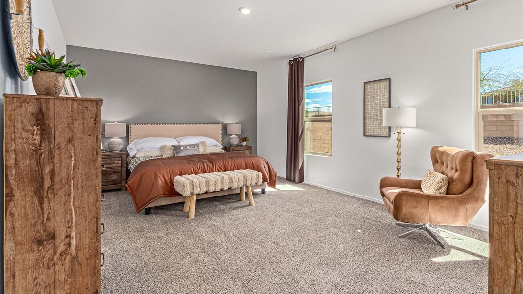 Furnished interior view inside a new home in Saguaro Bloom, Marana (Image 17).