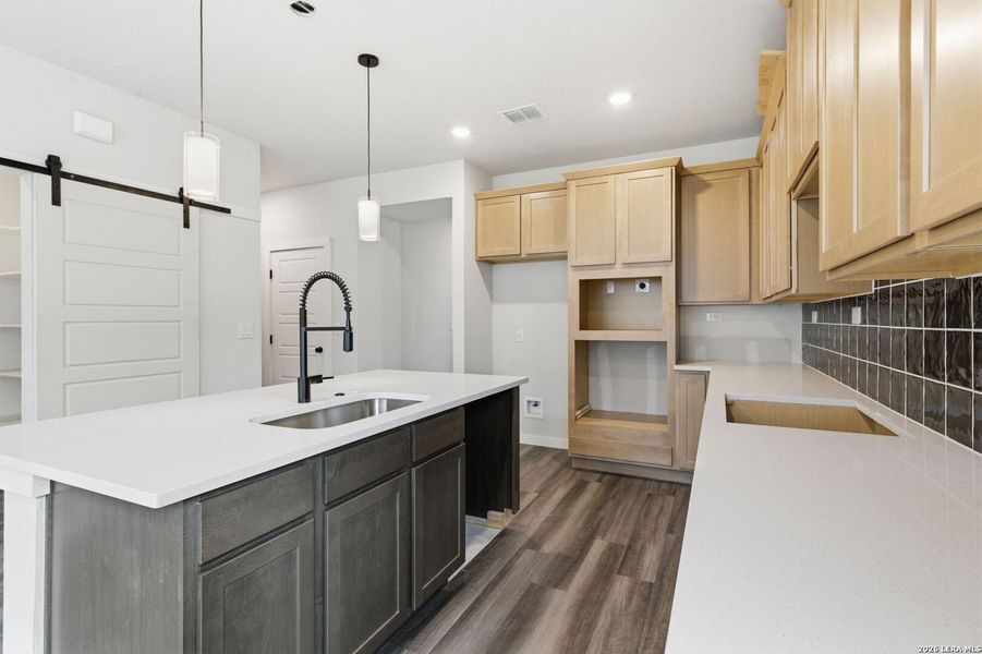 Furnished interior view inside a new home in The Meadows at Hunters Ranch, San Antonio (Image 11).