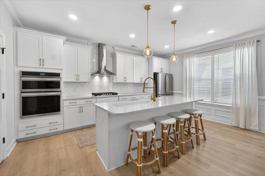 Furnished interior view inside a new home in Oak Bluff, Charleston (Image 41).