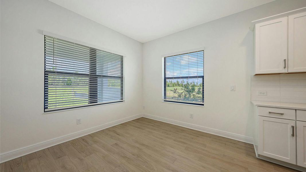 Spacious, unfurnished interior of a new home in Palm Grove Real Estate and Homes for Sale in Lakewood Ranch, FL - Neal Communities, Lakewood Ranch (Image 48).