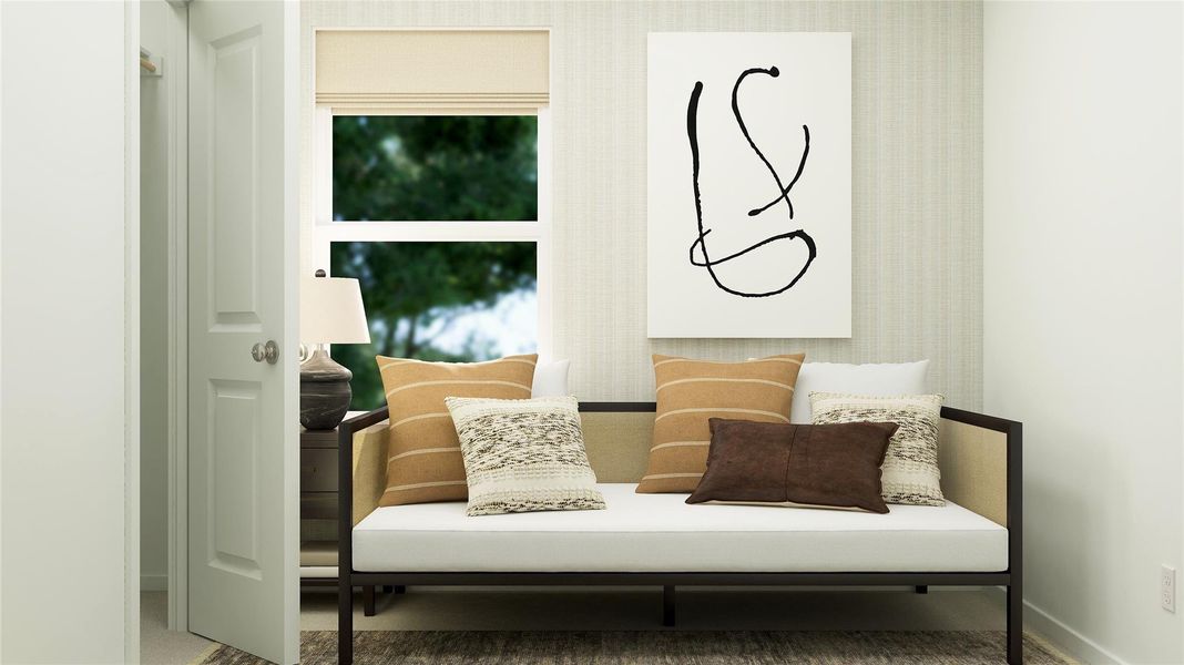 Furnished interior view inside a new home in Santa Fe Village, Cleveland (Image 13). Furnished interior view inside a new home in Santa Fe Village, Cleveland (Image 13).