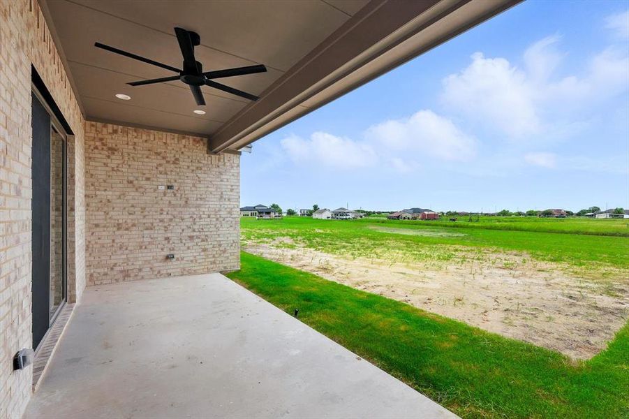 Exterior details and patio area of a home in , Venus (Image 3). Exterior details and patio area of a home in , Venus (Image 3).