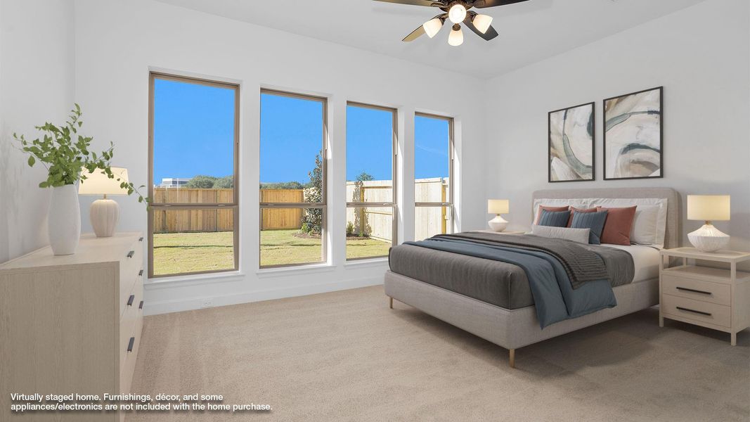 Furnished interior view inside a new home in Jordan Ranch, Fulshear (Image 6).