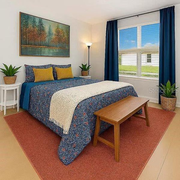 Furnished interior view inside a new home in Del Webb Sunbridge, St. Cloud (Image 8).