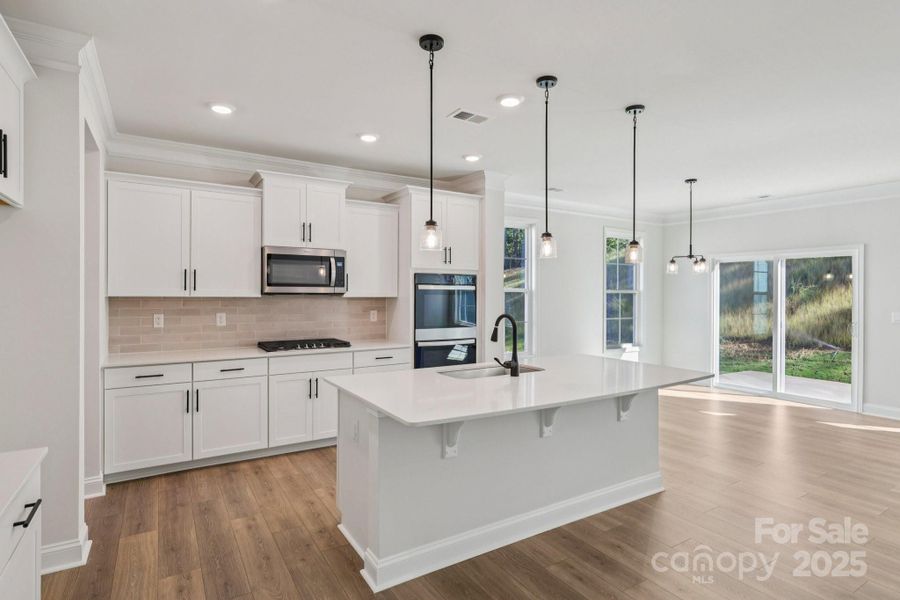 Furnished interior view inside a new home in Falls Cove, Troutman (Image 10).