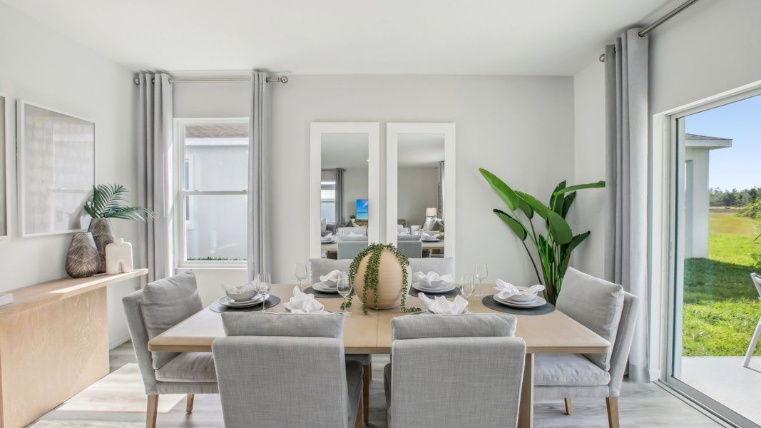 Furnished interior view inside a new home in Berry Bay, Wimauma (Image 8).