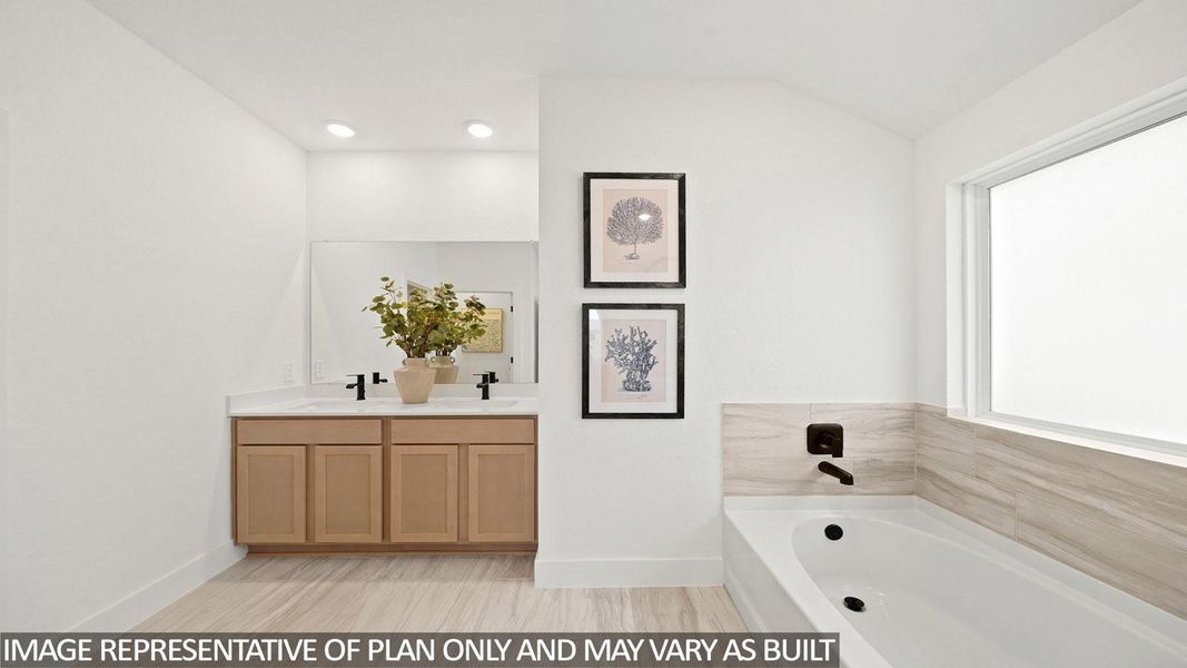 Furnished interior view inside a new home in Chapel Lakes 50's, Montgomery (Image 8).