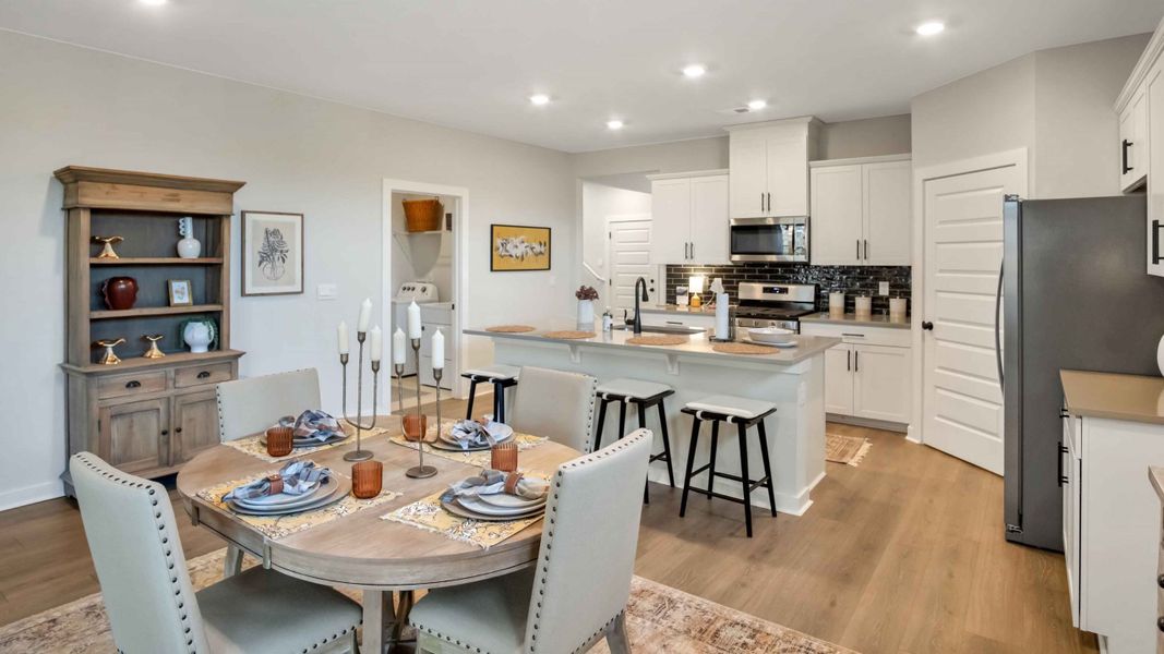 Furnished interior view inside a new home in Nexus South, Gallatin (Image 17). Furnished interior view inside a new home in Nexus South, Gallatin (Image 17).