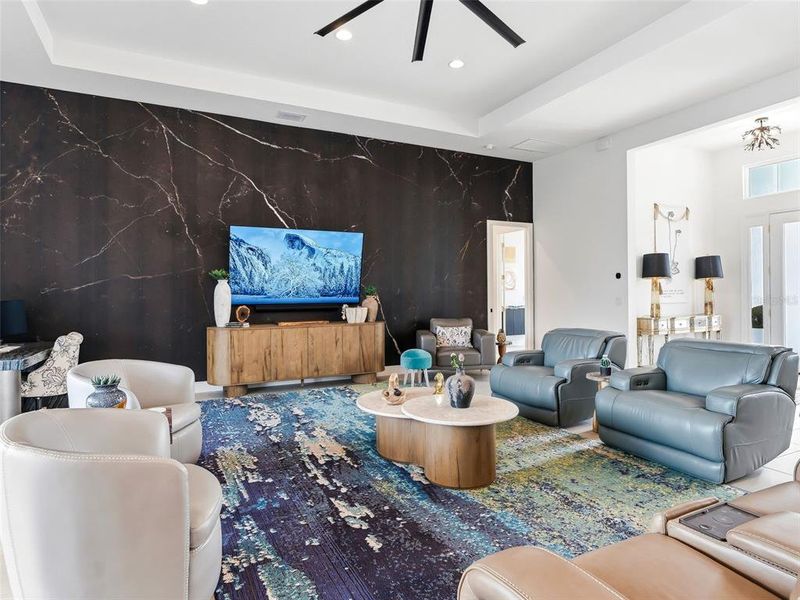 Furnished interior view inside a new home in , The Villages (Image 54). Furnished interior view inside a new home in , The Villages (Image 54).