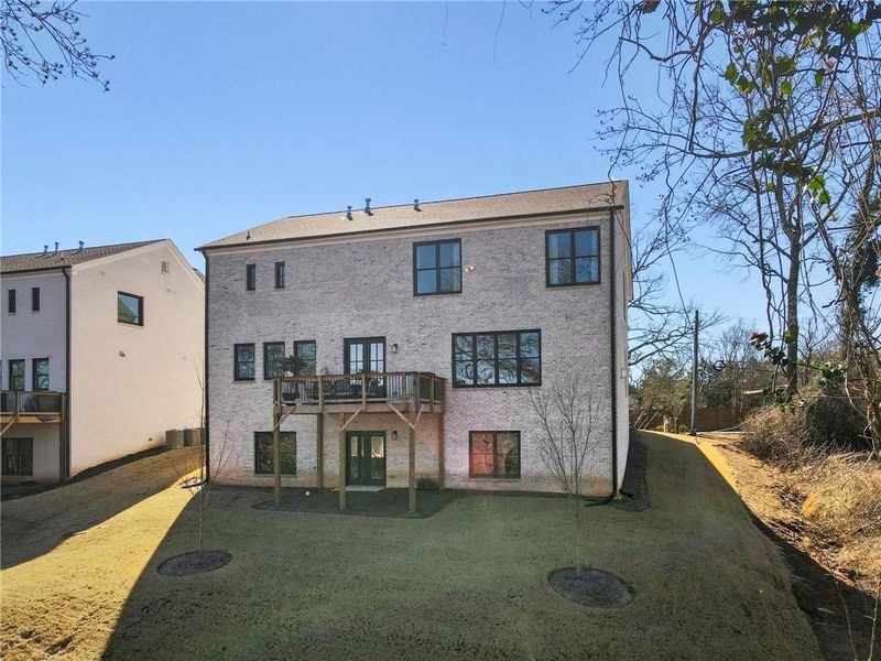 Exterior details and patio area of a home in Whitehall, Smyrna (Image 32).