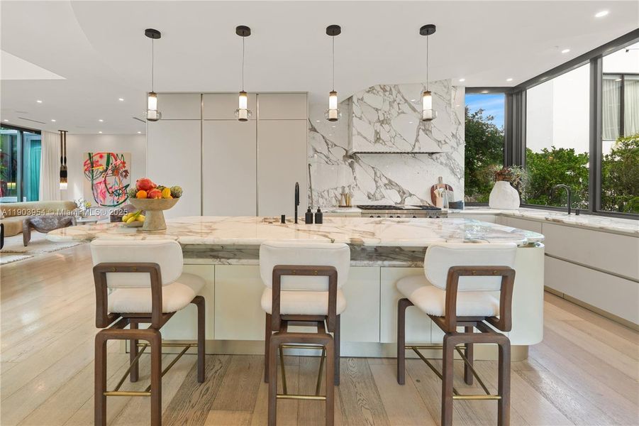 Furnished interior view inside a new home in , Miami Beach (Image 21).