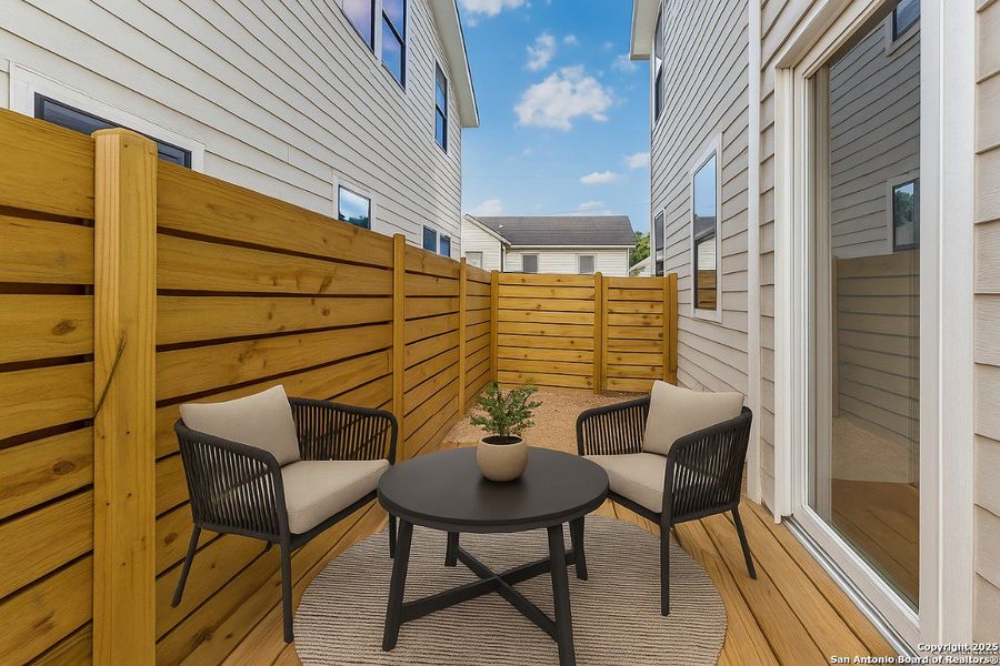 Furnished interior view inside a new home in , San Antonio (Image 12). Furnished interior view inside a new home in , San Antonio (Image 12).