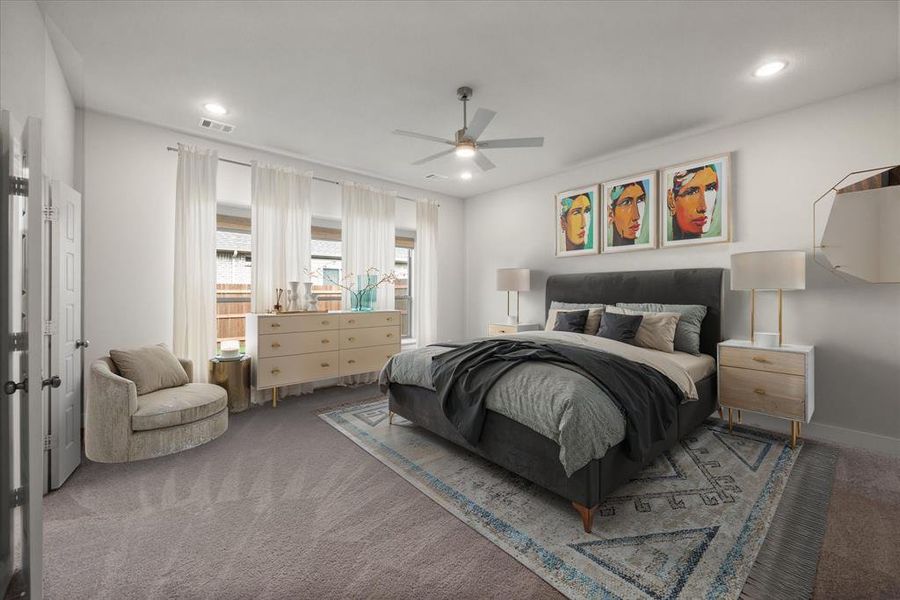 Furnished interior view inside a new home in , Midlothian (Image 13). Furnished interior view inside a new home in , Midlothian (Image 13).