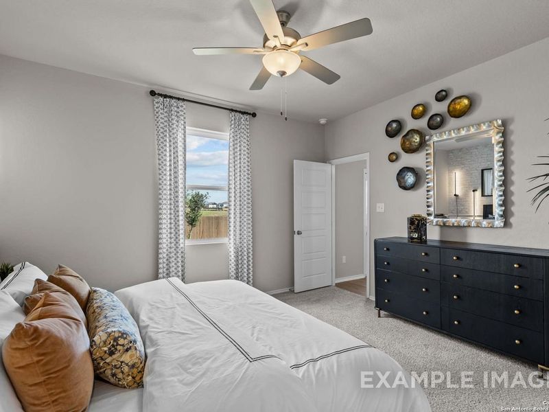 Furnished interior view inside a new home in Applewhite Meadows, San Antonio (Image 22). Furnished interior view inside a new home in Applewhite Meadows, San Antonio (Image 22).