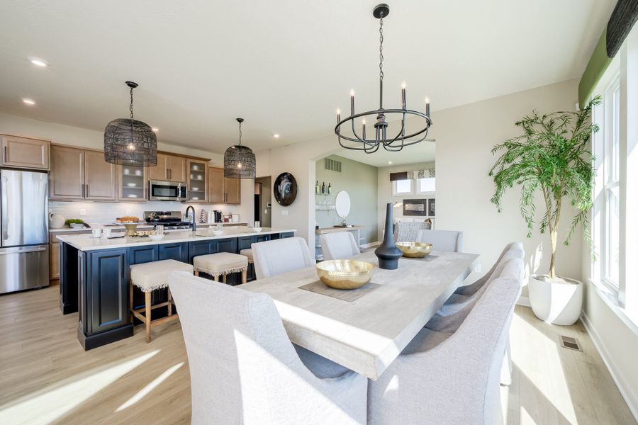 Representative furnished interior of a home built from the Grandin by Fischer Homes in The Dunes at Sandbar, Santa Rosa Beach (Image 59).