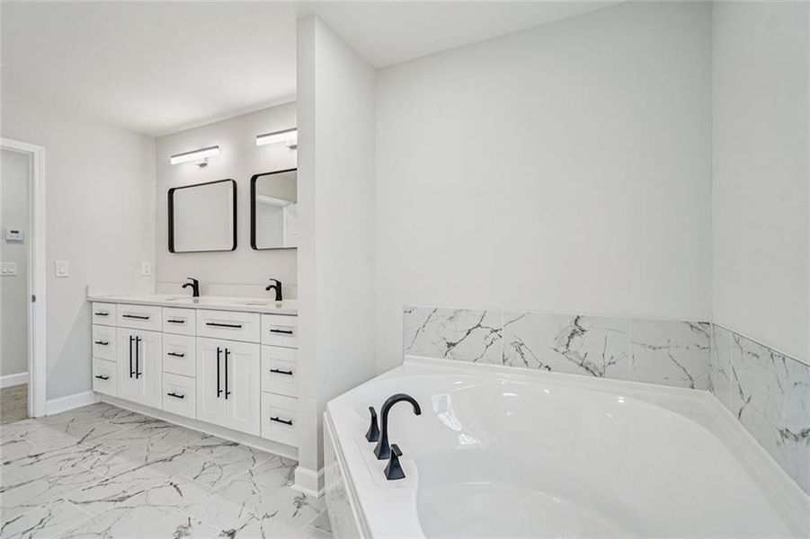 Furnished interior view inside a new home in , Grayson (Image 9).