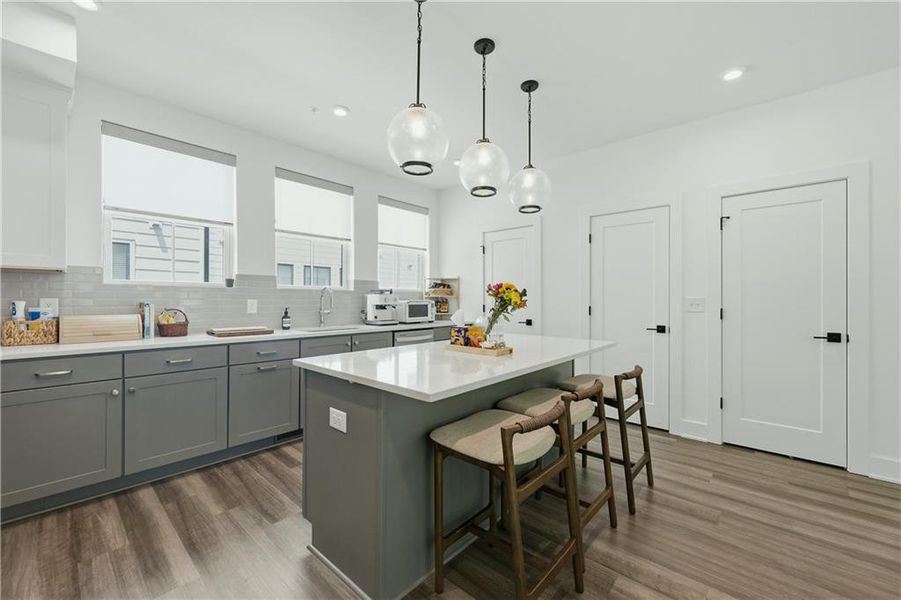 Furnished interior view inside a new home in , Atlanta (Image 8).