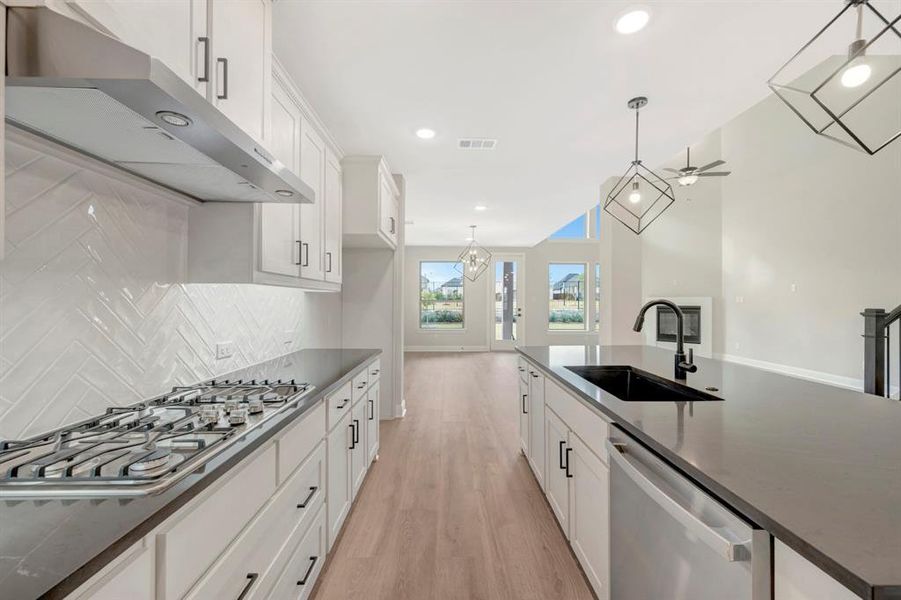 Furnished interior view inside a new home in Mantua Point Classics, Van Alstyne (Image 14).