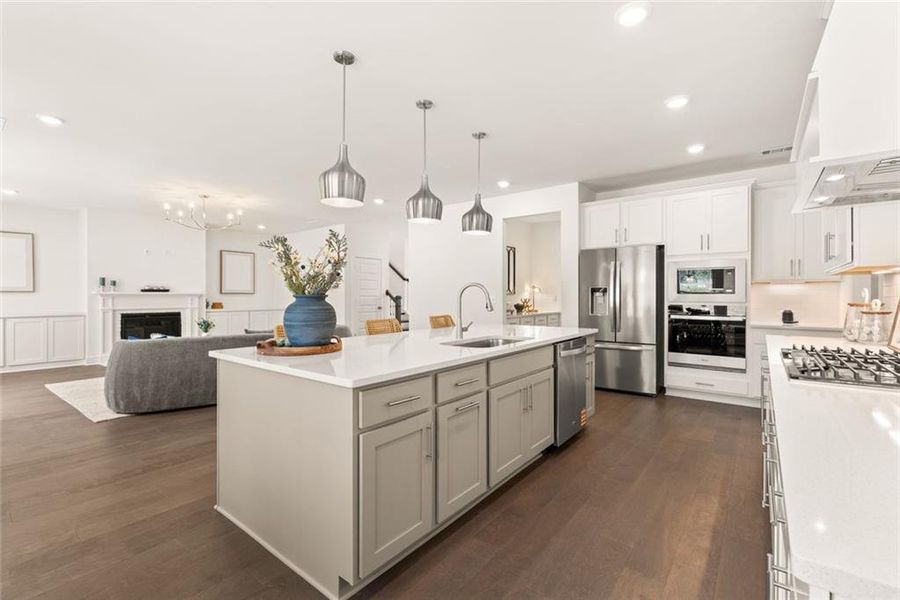 Furnished interior view inside a new home in , Gainesville (Image 40).