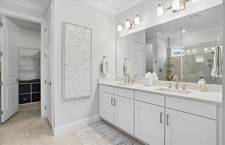 Furnished interior view inside a new home in Esplanade at Artisan Lakes, Palmetto (Image 8).