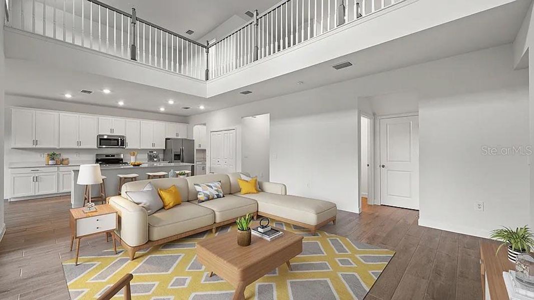 Furnished interior view inside a new home in Rye Ranch: Manor Homes, Parrish (Image 6). Furnished interior view inside a new home in Rye Ranch: Manor Homes, Parrish (Image 6).