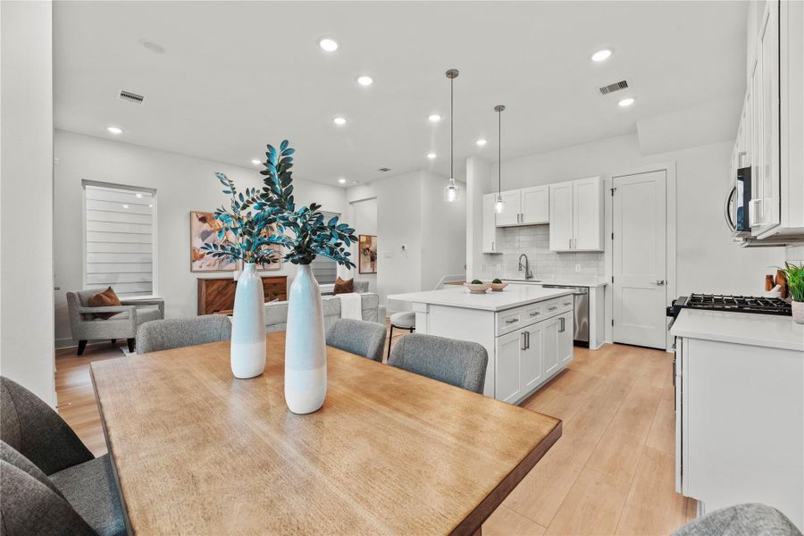 Furnished interior view inside a new home in , Houston (Image 15). Furnished interior view inside a new home in , Houston (Image 15).