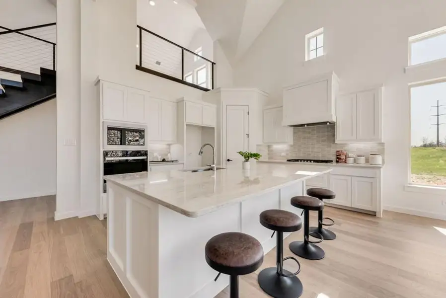 Furnished interior view inside a new home in Chatham Reserve, Providence Village (Image 11).