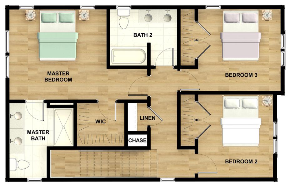 2D floor plan layout of this home in , Summerville, SC (Image 3).