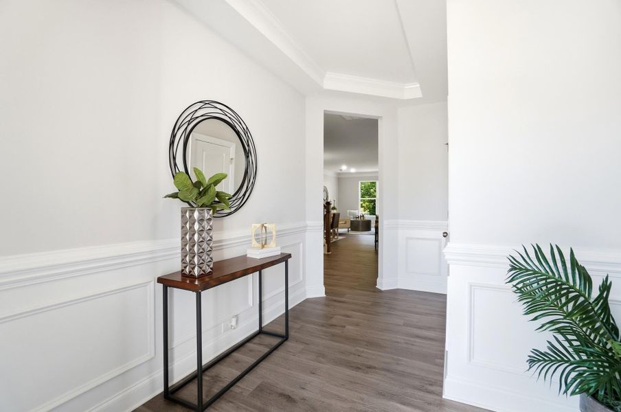 Furnished interior view inside a new home in Harrisburg Village Townhomes, Harrisburg (Image 7).