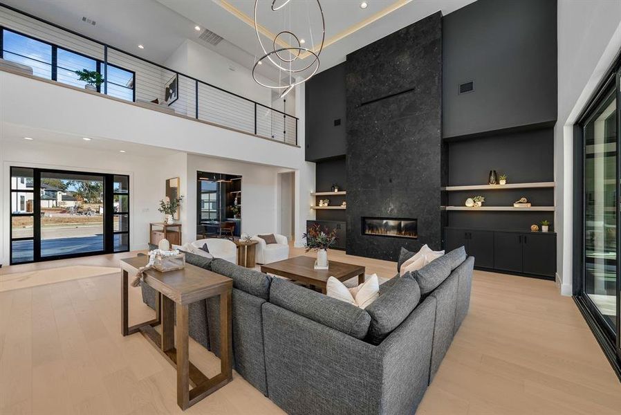 Furnished interior view inside a new home in , Prosper (Image 6).