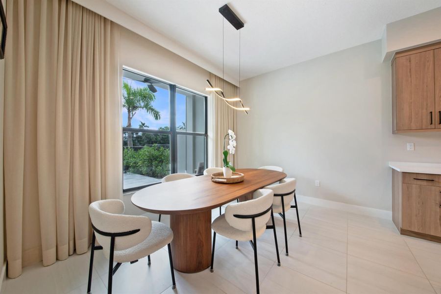 Furnished interior view inside a new home in , Boca Raton (Image 26).