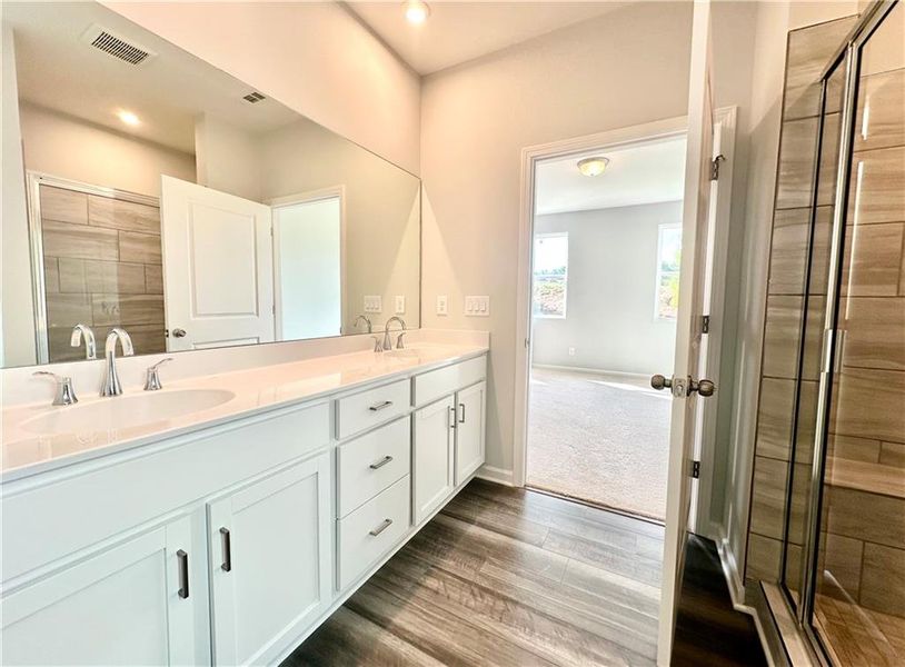 Furnished interior view inside a new home in Annsbury Park, Lilburn (Image 8).