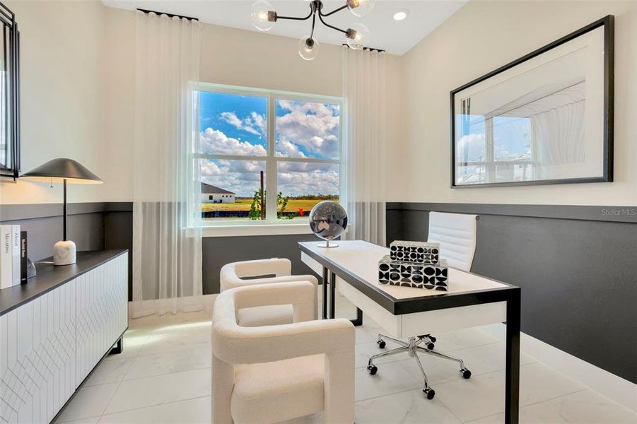 Furnished interior view inside a new home in Biscayne Landing at Seaire, Parrish (Image 3).