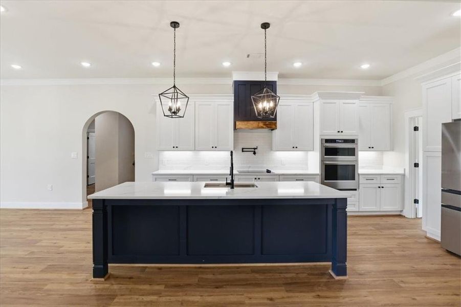 Furnished interior view inside a new home in , Monroe (Image 47).