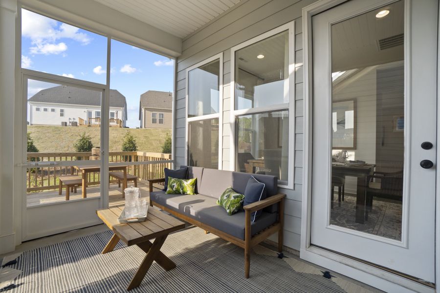 Representative furnished interior of a home built from the Pembrooke by Taylor Morrison in Esplanade at Northgate, Indian Trail (Image 10).