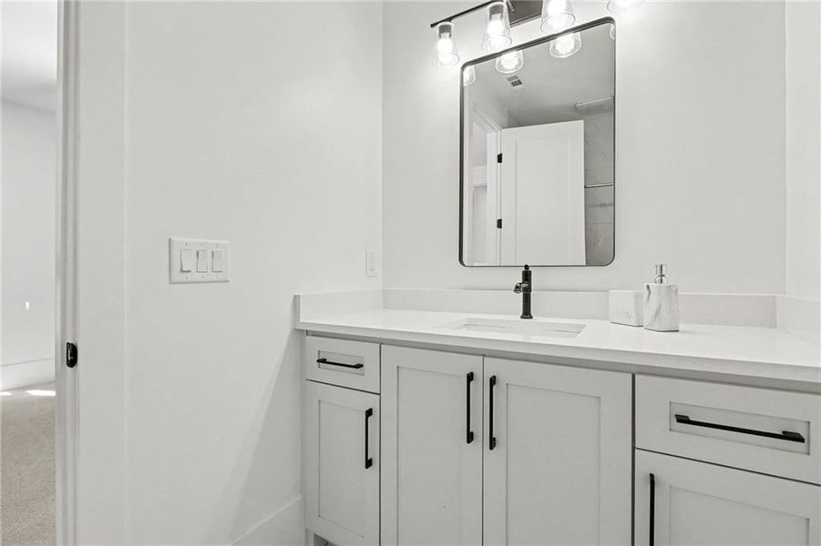 Furnished interior view inside a new home in , Alpharetta (Image 44).