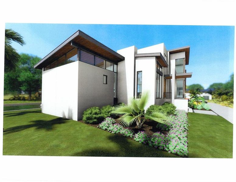 Front exterior of a new home in , Sarasota, FL, highlighting curb appeal (Image 8).