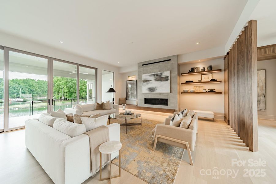 Furnished interior view inside a new home in , Cornelius (Image 29).