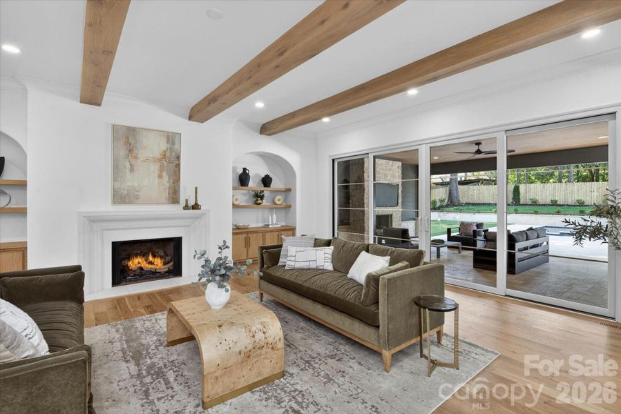 Furnished interior view inside a new home in , Charlotte (Image 19).